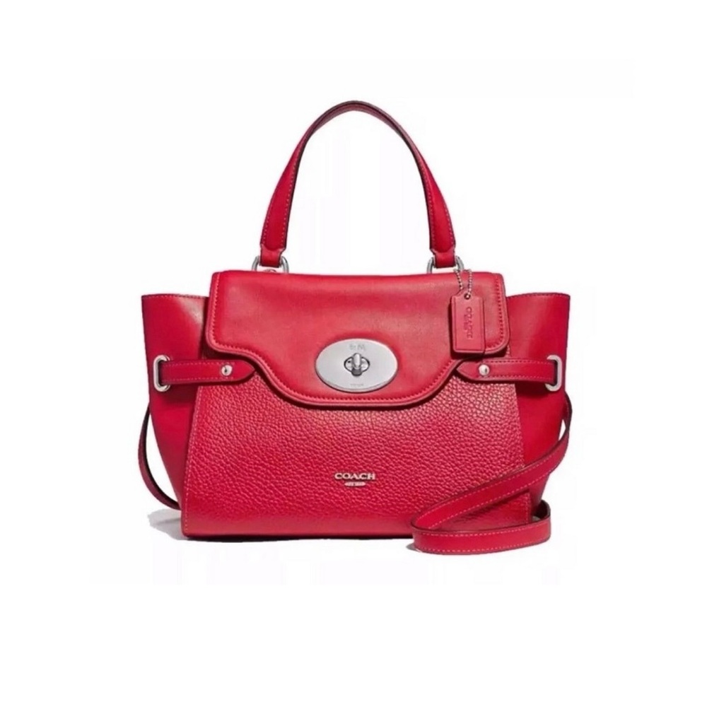 Coach Blake Flap Carryall Red